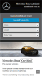 Mobile Screenshot of pre-owned.mbadelaide.com.au